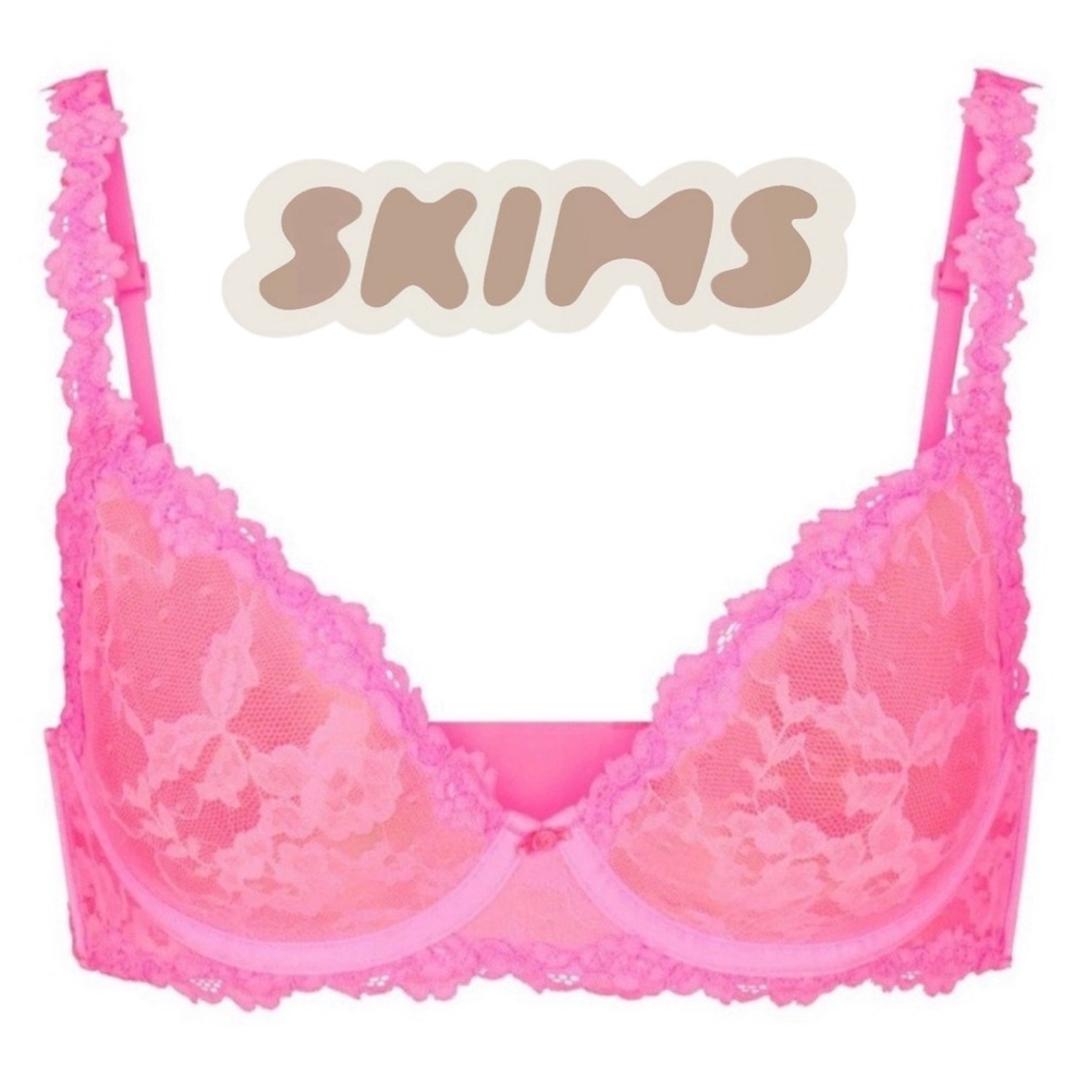 SKIMS (BUNDLE) 2 STRETCH LACE INTIMATES
UNDERWIRE SCOOP BRA 💖